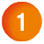 Oranje bol cijfer 1